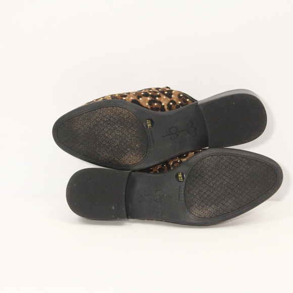 Jessica Simpson Leopard Print Shoes sz 7 Women Slip On Mules - Picture 8 of 8
